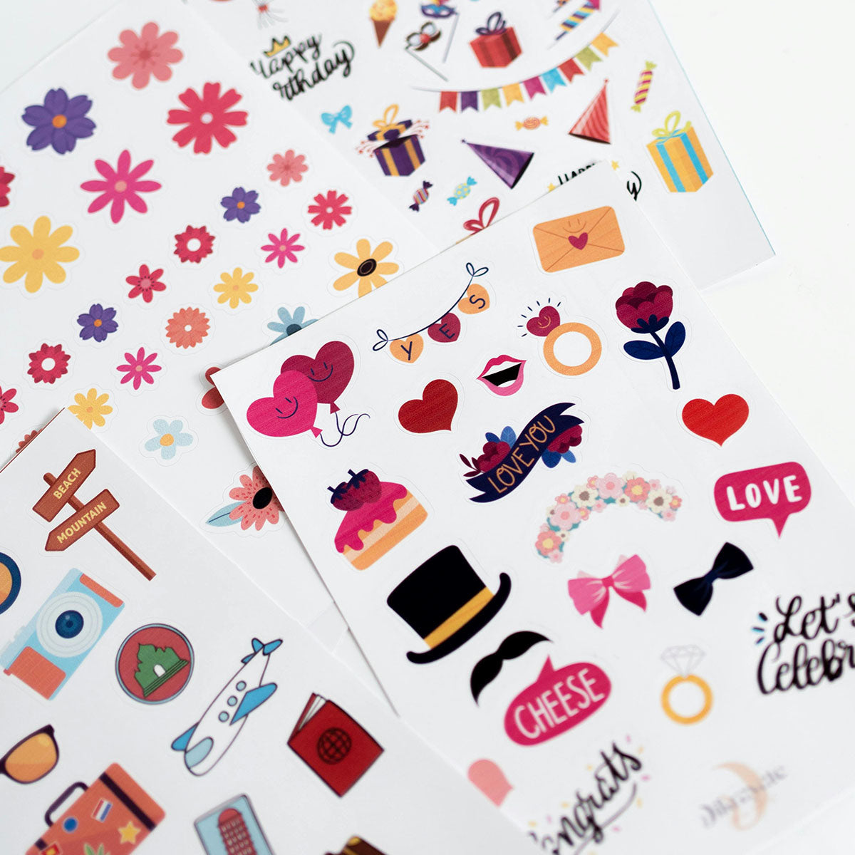 Hojas de stickers