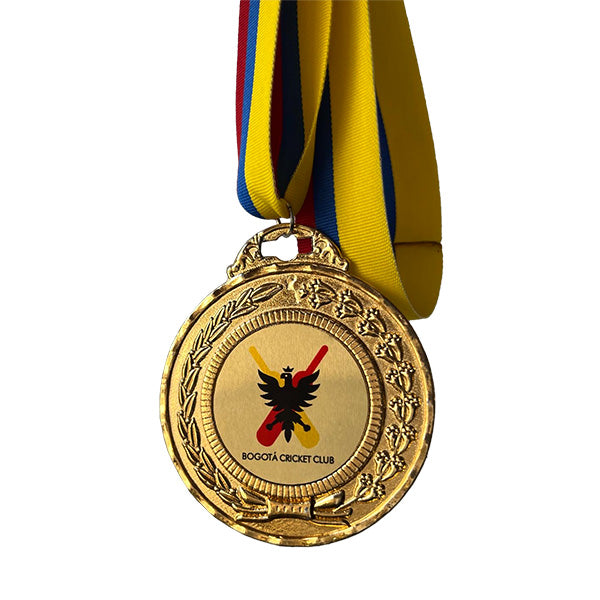 medalla metalica de cricket 