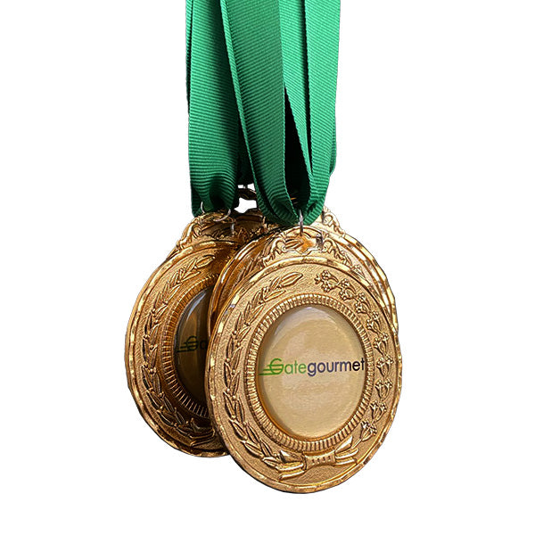 medallas con centro personalizado resinado